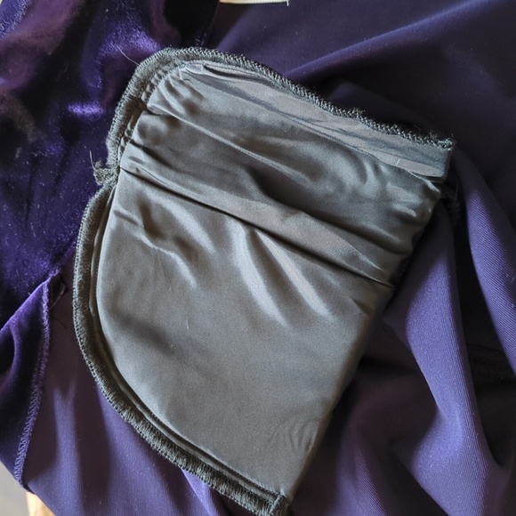 Vintage Karin Stevens Purple Velvet Maxi-Dress With Jacket - Picture 16 of 17